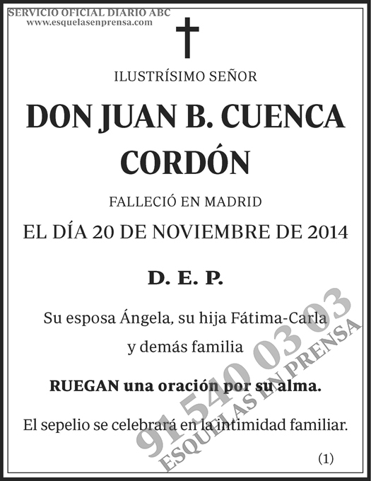 Juan B. Cuenca Cordón